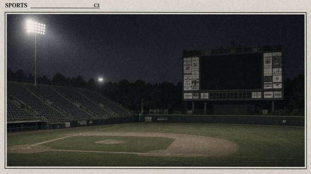 Double-A baseball scoreboard after a low-scoring night