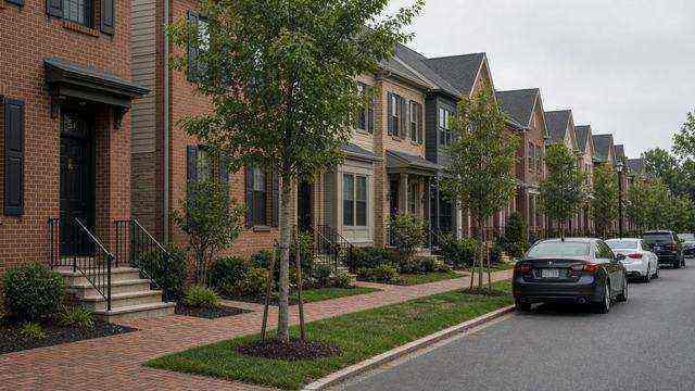 Mixed-use housing site concept along an Easton industrial corridor