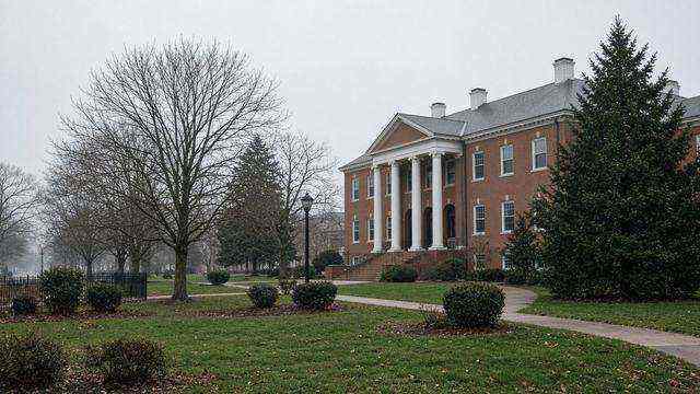 Talbot County Courthouse grounds on North Washington Street in Easton
