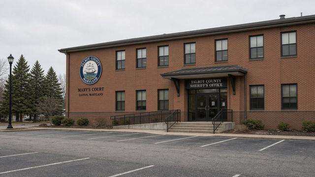 Talbot County Courthouse on North Washington Street in Easton