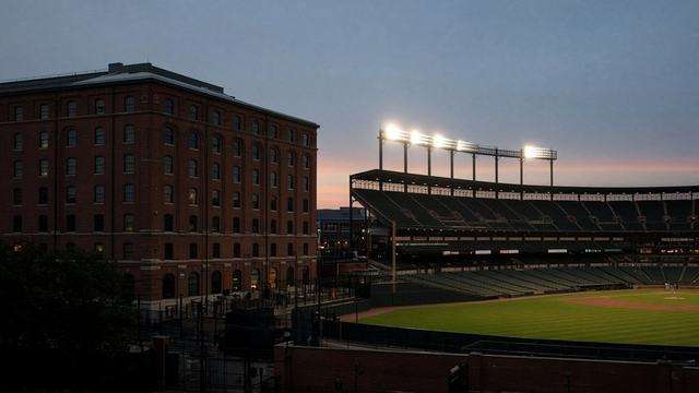 Oriole Park at Camden Yards scoreboard area ahead of a September series