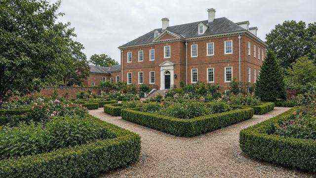 Garden terrace at a historic Annapolis house ahead of the Oxford Museum trip