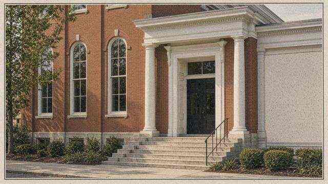 Talbot County Courthouse on North Washington Street in Easton