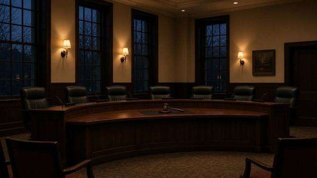 Talbot County Courthouse South Wing, Bradley Meeting Room corridor