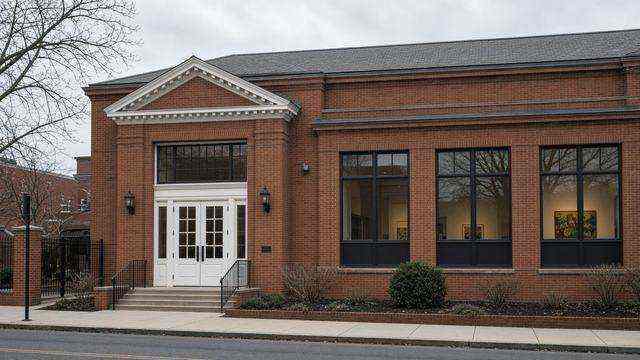 Academy Art Museum galleries on South Street in Easton