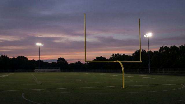 Sea Gull Stadium exterior ahead of a Saturday college football kickoff