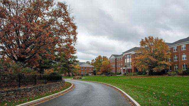 Chesapeake College campus entrance area in Wye Mills