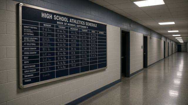 High school athletics results board after Monday evening updates