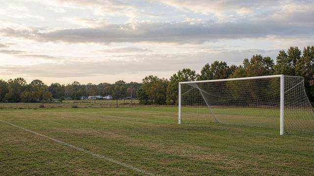 Local high school soccer schedule board for a Tuesday slate