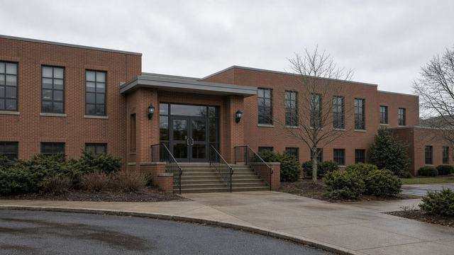 Talbot County Education Center entrance at 12 Magnolia Street in Easton