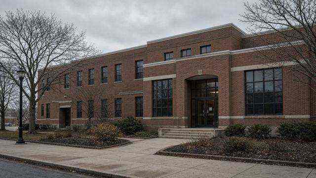 Talbot County Free Library entrance ahead of a morning board meeting